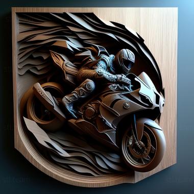 3D модель Гонка BMW HP4 (STL)